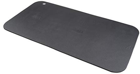 AIREX Corona 200 Premium Exercise Mat for Yoga, Physical Therapy, Rehabilitation, Balance & Stability Exercises, Pilates, Aerobics 78 x 39, Charcoal