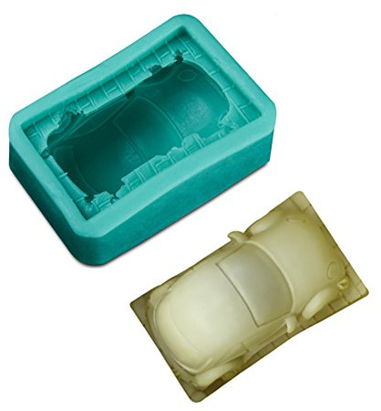 Beiersi Auto Silikon Form für Fondant Marzipan Tortendeko Ausstecher Seife Dekoration Werkzeug (Stil 1)