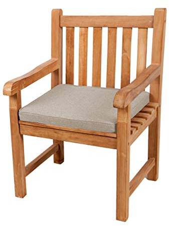 Gutekissen® Sitzkissen für Bank, Gartenschaukeln, Sitz, glatt. FK5 (40x40x5, Beige)
