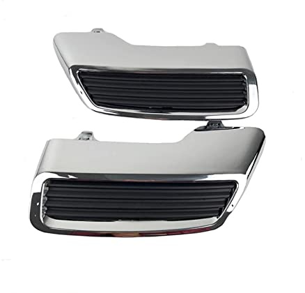 Cubierta de repuesto para tubo de escape silenciador ABS 2 piezas Para 3008 5008 2017-2020 (Plata)