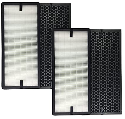 Comedes Kit de filtres pour purificateur d'air Rowenta PU4010, PU4015, PU4020, PU4020F1 et PU4025, utilisable à la place des filtres Rowenta/Tefal XD6070F, XD6074F0 et XD6060, XD6060F0 & XD6065