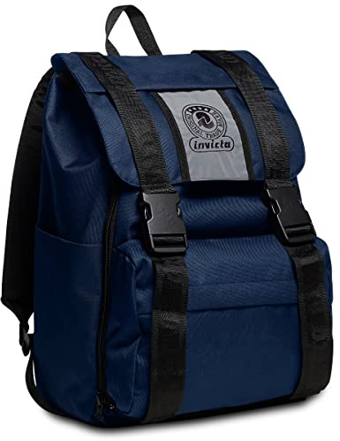 Invicta Unisex Adulto Zaino, Blu, Taglia Unica