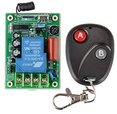 Sistema de interruptor inalámbrico, mando a distancia inalámbrico, interruptor remoto inalámbrico, AC 230 V, 220 V, 30 A, relé de 3000 W, receptor inalámbrico, iluminación/lámpara