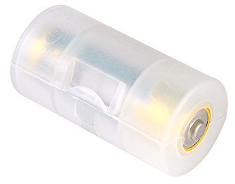 Adapter Aa Auf C, AA-auf-C-Batterieadapter, 4er-Pack, AA-auf-C-Batterieadapter, Halter, Umschalter, Konverter, Gehäuse, Box, weiß