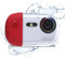 Sakar Polaroid - Fotocamera subacquea 18 MP 4K UHD, fotocamera Polaroid impermeabile per snorkeling e immersioni con display LCD, fotocamera digitale Polaroid ricaricabile USB per video e foto