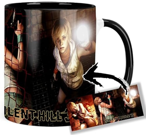 Silent Hill 3 Cheryl Mason Tasse Innen & Henkel Schwarz Keramikbecher Mug