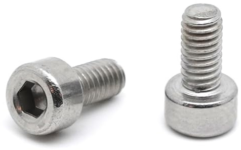 20x Vis CHC M4 x 8mm inox - Vis BTR en Acier Inoxydable A2 Six pans Creux Tête Cylindrique - DIN 912 tête ronde pour rondelle et écrou