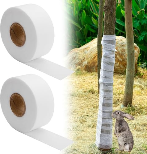 HIQE-FL Baum Winterschutz Wickelstreifen,2 StüCk Baumschutzbandage,Winterschutz Für Pflanzen,Winterfeste Pflanzenschutzbandage,Frostschutzbandage,Hält Pflanzen Warm und Feuchtigkeitsspendend