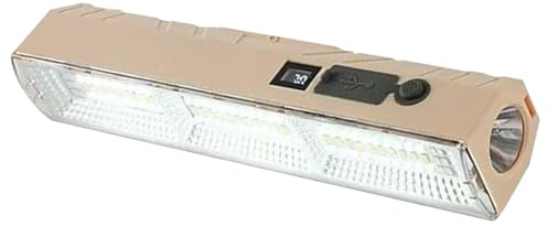 Barra luminosa magnetica, impermeabile, ricaricabile, torcia portatile senza fili, 22 x 4,5 x 4 cm, illuminazione compatta con gancio per pesca, camper, escursionismo e campeggio