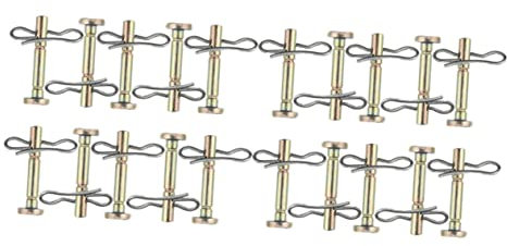 HAKIDZEL 1set Perni Di Taglio e Coppiglie Per Spazzaneve Resistente Per Sostituzione Compatibile Facile Installazione e Durata