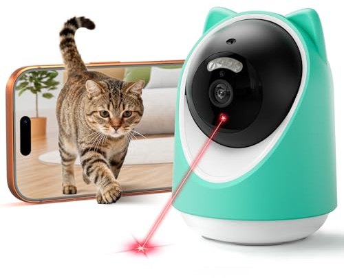 ASFSKY Katzen Kamera Pet Camera with App, Haustierkamera mit App