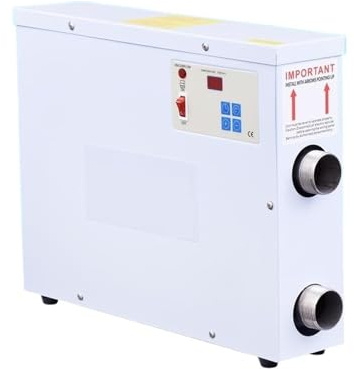 Högeffektiv poolvärmare termostat 18KW rostfritt stål poolvärmepump for badkar, SPA Effektiv uppvärmning(15kw)
