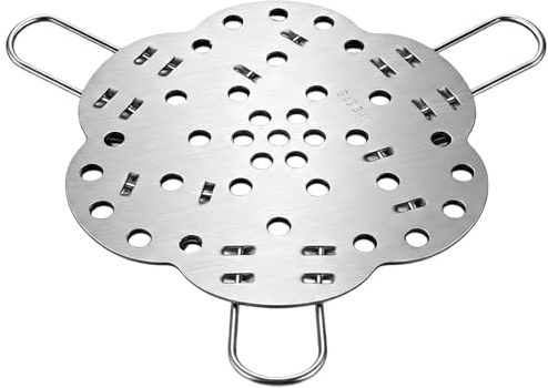 Cesta Vaporera para Alimentos,Accesorio de Cocina de Metal,Cesta Insertable en Olla para Verduras al Vapor - para Olla, Cocina, Hogar, Viajes, Camping y Restaurantes