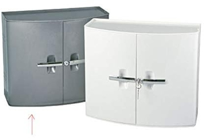 LEINA-WERKE REF 22073 Verbandschrank Sani Cab, ohne Inhalt, silber