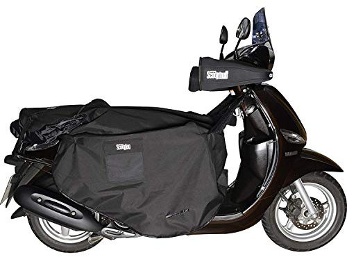Oxford Scootleg, universal scooter cover, Black, Medium