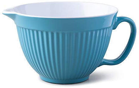 Zeal G208A Rührschüssel/Teigkrug, zweifarbig, 20 cm, Aqua, Melamin