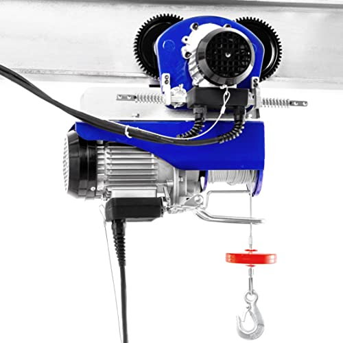 Pallit Argano con carrello elettrico | 150 kg/12 m | 300 kg/6 m | incl. telecomando con cavo lungo 1,6 m