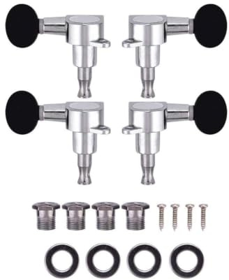Alomejor Ukulele Tuner Professionale Con Bloccaggio Alta Precisione per Modelli Soprano Concerto Tenore - Regolabile Accuratezza Strumenti Musicali Accessori Accordatura Precisa