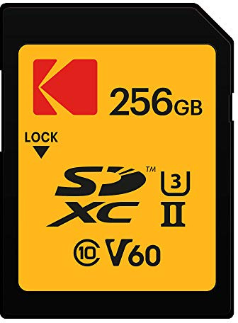 KODAK SD 256 GB UHS-II U3 V60 Ultra Pro