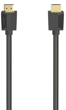 Hama 00200704 HDMI-Kabel, 5 m, HDMI Typ A (Standard), Schwarz