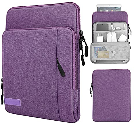 MoKo 9-11 Tablet Tasche Hülle Kompatibel mit iPad Pro 11 M2 2022-2018/iPad 10. 10,9 2022/iPad air 5 10,9 2022/Air 4/Air 3 10.5/Galaxy Tab S8 11/iPad 9/8/7 10,2/iPad 10,2 2019, Violett