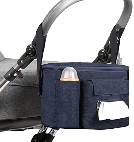 Organizer per passeggino, borsa portaoggetti per passeggino organizer per passeggino con borsa per passeggino borsa in carta borsa per passeggino borsa per console genitore borsa per manubrio spazio
