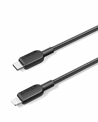 Anker Cavo USB C a Lightning, cavo 310 da USB-C a Lightning (nero, 90 cm), certificato MFi, cavo ricarica rapida iPhone 14 Plus 14 14 Pro Max 13 13 Pro 12 11 X XS XR(caricab. non incluso)