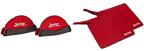 Spring Griffschutz, thermoresistent, Rot, 2 TLG & Topflappen, Neopren, Rot, 17 x 17 cm