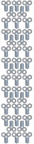 Angoily 40pcs Radiator Bleed Key Tools for Efficient Radiator Maintenance and Noise Reduction for Home Heating Systems