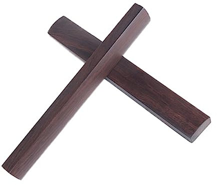 VANZACK Briefbeschwerer Für Chinesische Kalligraphie 30 cm Ebenholz Poliertes Holz Kalligraphie-zubehör-Set