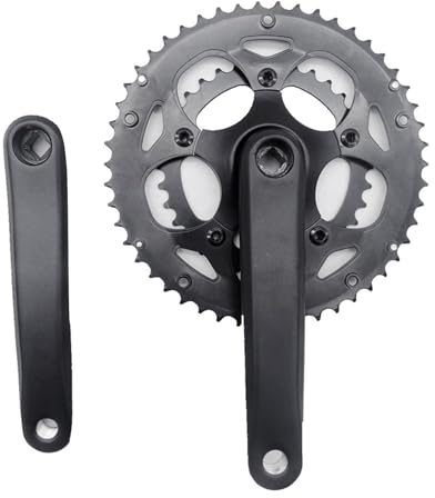 Diogeynu Alumniun Kurbelgarnitur aus Legierung, Rennräder, 170 mm, quadratisch, 8/9-Gang-Fahrrad-Kurbelgarnitur, 50/34T Kettenblatt, Doppel-Kettenblatt