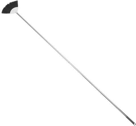 TOGEVAL Extendable Broom Duster with Adjustable Length, Portable Cobweb Cleaning Brush for Ceiling Fan and Blinds, Stainless Steel and Plastic, Home Dusting Tool