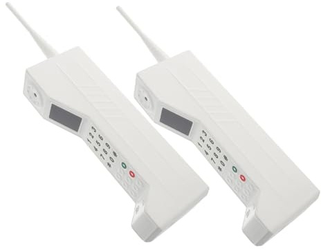 INOOMP 2 Pezzi Telefono Vintage Decorativo in Mattoni Stile retrò Anni per Arredamento Casa Ufficio e Feste Ornamento Cellulare d'Altri Tempi Resistente e Versatile