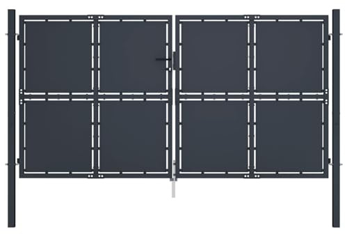 Swpsd Garden Gate Steel 118.1x78.7 Anthracite Garden Gate Model144528
