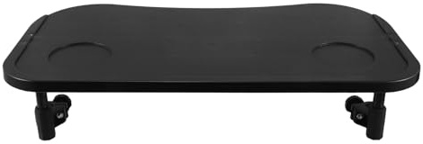 HOLIDYOYO Tablette Amovible pour Fauteuil Roulant 513 X 274 X 25 CM en Plastique ABS Accessoire Multifonction pour Personnes Âgées Plateau Repas Portable Facile à Nettoyer pour Usage