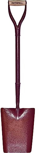 Faithfull FAIAST2MYD - Pala cuadrada (acero), Granate