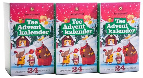 Tee-Adventskalender - Sonnentor, 3er-Pack