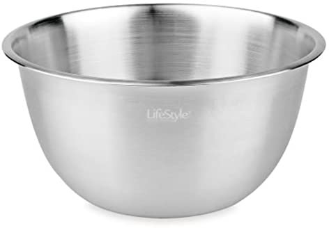 Life Style - Bol de Acero Inoxidable - 21 cm Ø - Capacidad 2,5 l - Acabado Mate