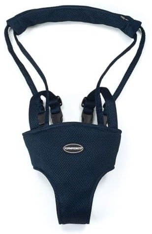 Foppapedretti Imbracatura primi passi Ti-Reggo, Cinture regolabili in tessuto, aiuta bambini durante i suoi primi passi dandogli sicurezza, Blu