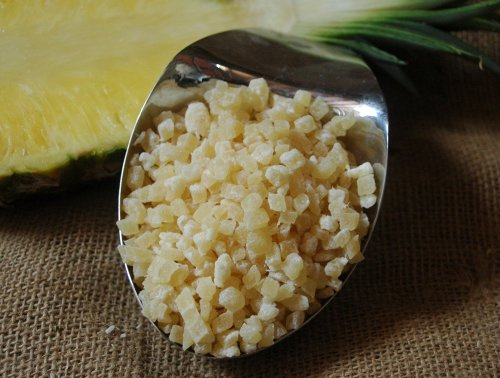 Naturix24 – Ananasbitar, torkade ananasbitar – 250 g påse