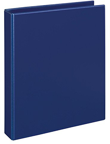 Veloflex 4143050 Ringbuch Comfort A4, Ordner, Ringordner, Hefter, 4-Ring-Mechanik, 25mm, PVC, blau | PVC, 25 mm Füllhöhe für ca. 250 Blatt, Klarsicht-Innentasche, leicht genarbte Oberfläche