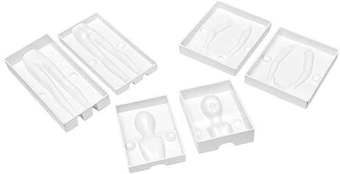 Blattausstecher + Stempel Rose 3er