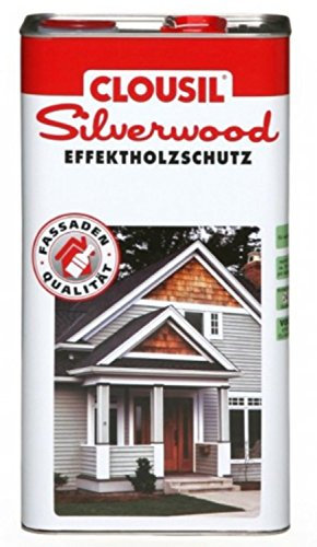 CLOUsil Silberlook Effektholzschutz edelbraun dunkel 5,0 L