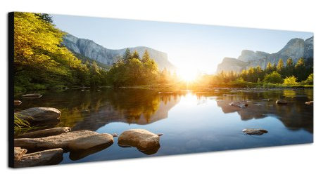 150x50cm Bild auf Leinwand und Keilrahmen fertig zum aufhängen moderne Wandbilder Bilder Kunst Kunstdruck Deko für Wohnzimmer, Schlafzimmer, Büro u.v.m.