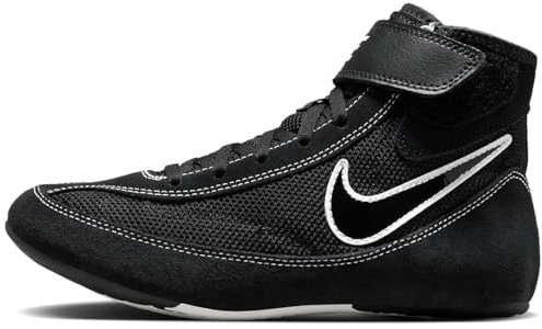 Nike Kids Speedsweep VII Wrestling Shoe Black/White/Black Size 13.5C