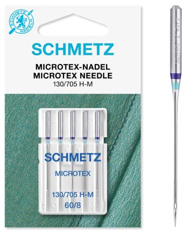 60/8 Schmetz Sharp Microtex Nadel im 5er Pack