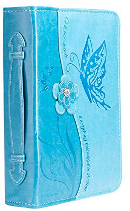 Divinity Boutique Bibel, Blaugrün Blau, 7,5 x 10