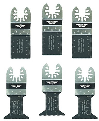 TopsTools 6pcs FAK6BMX Bi-Metal Fast Fit Multitool Blades