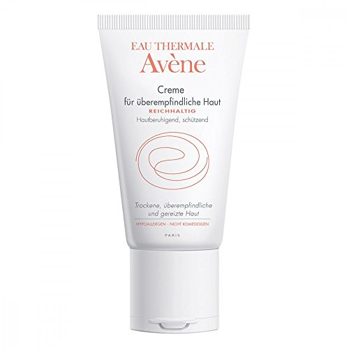 Eau Thermale Avène Crème, für überempfindliche Haut reichhaltig, weiß, 50 ml