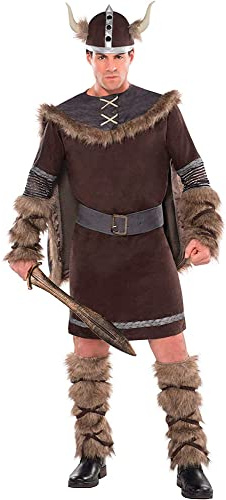 (PKT) (997044) Adult Mens Viking Warrior Costume (Extra Large)